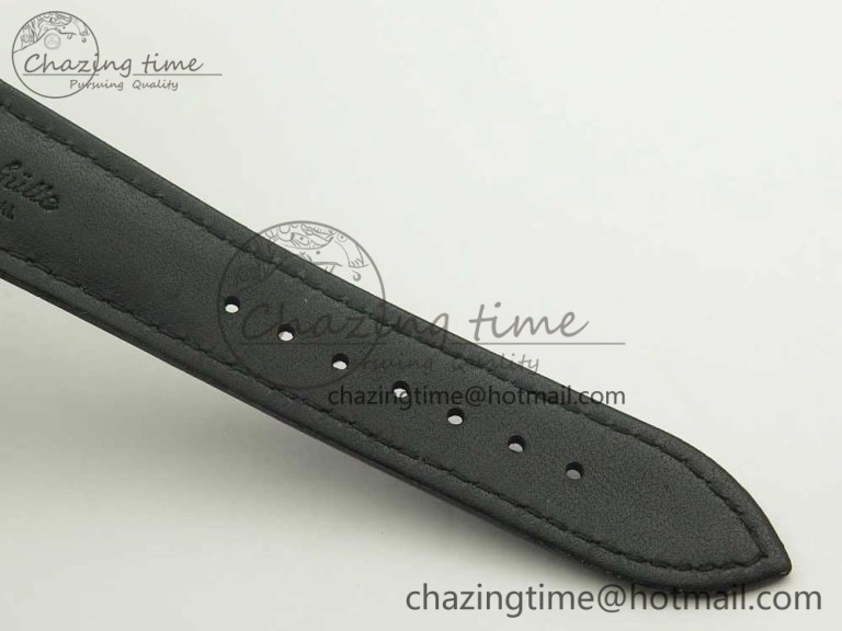 Functional Excellence Panorama Date SS ETCF Blue Dial on Black Leather Strap A 6636