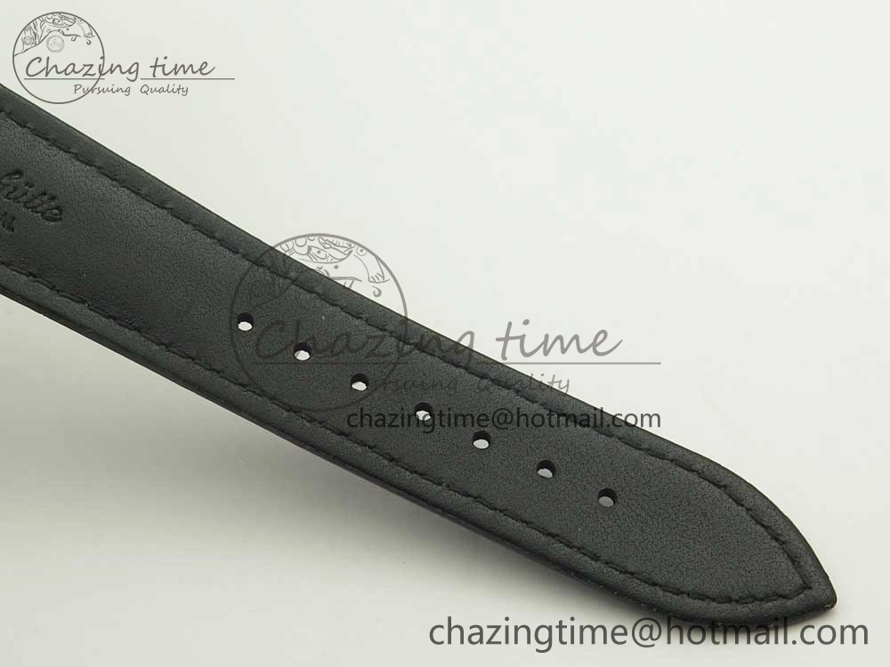 Functional Excellence Panorama Date SS ETCF Blue Dial on Black Leather Strap A 6636