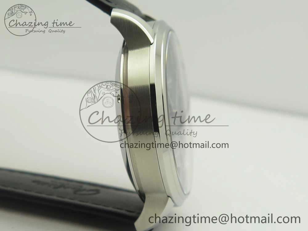 Functional Excellence Panorama Date SS ETCF Blue Dial on Black Leather Strap A 6636