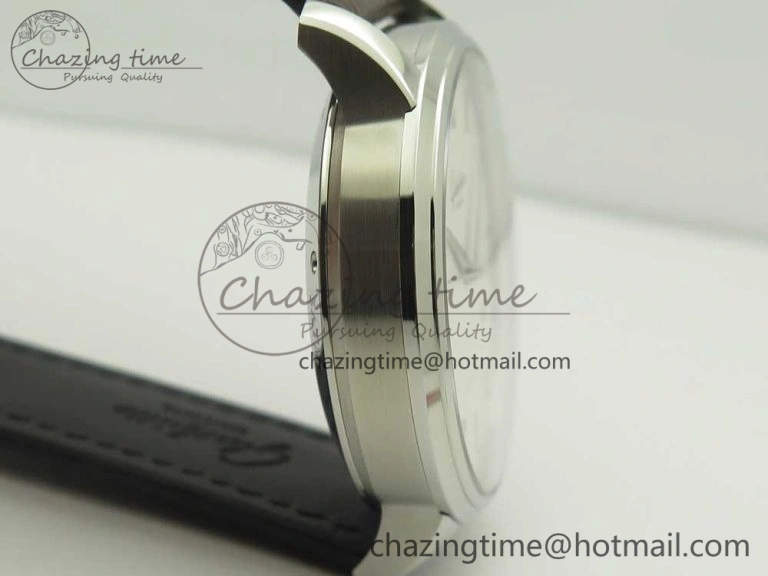 Cozy Excellence Panorama Date SS ETCF White Dial on Brown Leather Strap A 6638