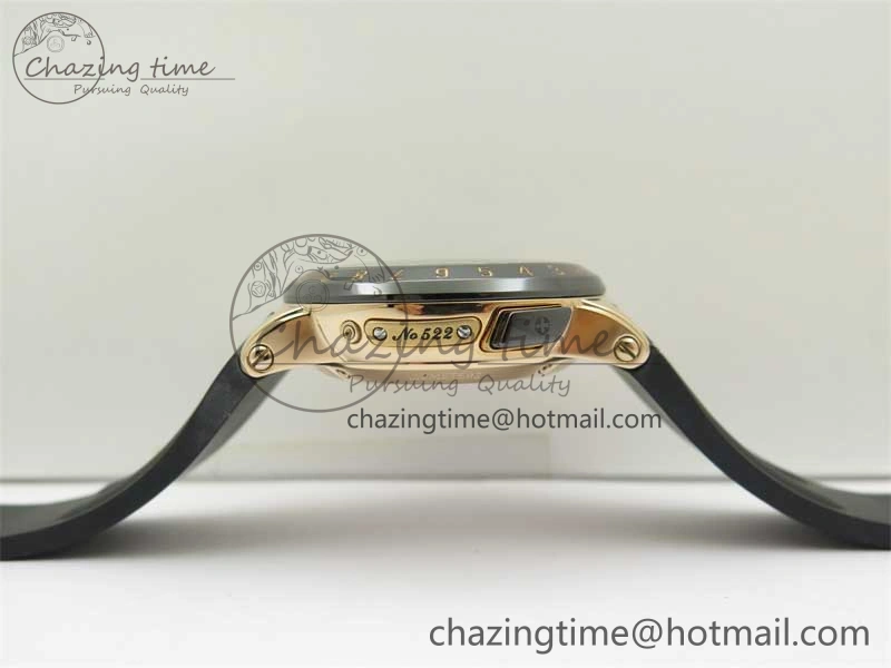 OdorResistant Executive El Toro RG 3EF 1:1 Best Edition Black Dial on Black Rubber Strap Asian UN- 9804