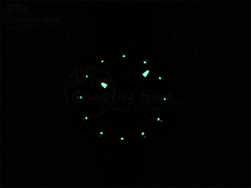 OdorResistant Executive El Toro RG 3EF 1:1 Best Edition Black Dial on Black Rubber Strap Asian UN- 9804