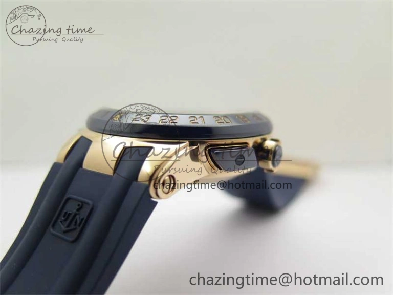 HighQuality Executive El Toro RG 3EF 1:1 Best Edition Blue Dial on Blue Rubber Strap Asian UN- 9807