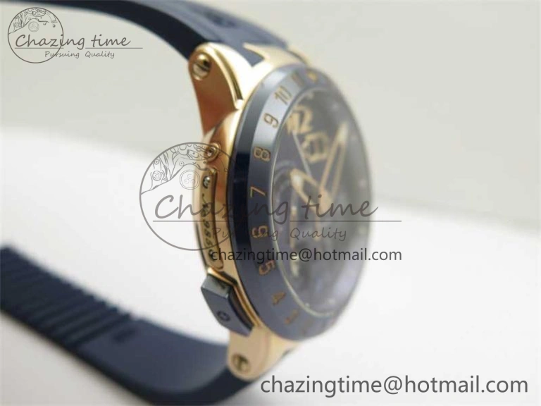 HighQuality Executive El Toro RG 3EF 1:1 Best Edition Blue Dial on Blue Rubber Strap Asian UN- 9807