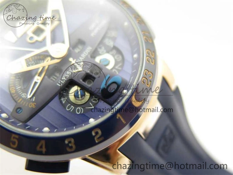 HighQuality Executive El Toro RG 3EF 1:1 Best Edition Blue Dial on Blue Rubber Strap Asian UN- 9807