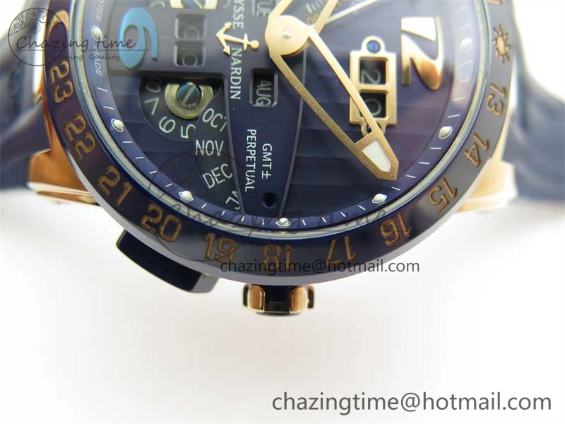 HighQuality Executive El Toro RG 3EF 1:1 Best Edition Blue Dial on Blue Rubber Strap Asian UN- 9807