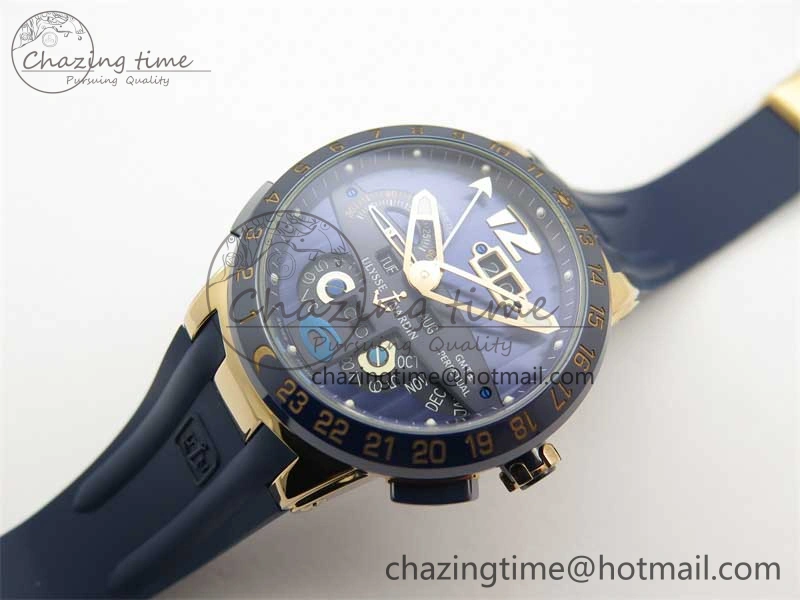 HighQuality Executive El Toro RG 3EF 1:1 Best Edition Blue Dial on Blue Rubber Strap Asian UN- 9807