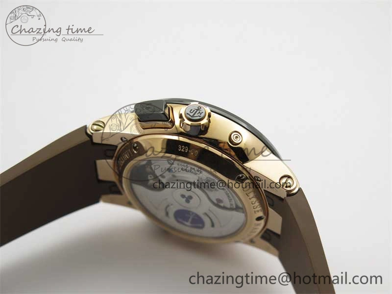 Executive El Toro RG 3EF 1:1 Best Edition Brown Dial on Brown Rubber Strap Asian UN- Upgraded 9805