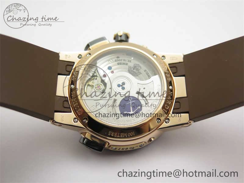 Executive El Toro RG 3EF 1:1 Best Edition Brown Dial on Brown Rubber Strap Asian UN- Upgraded 9805
