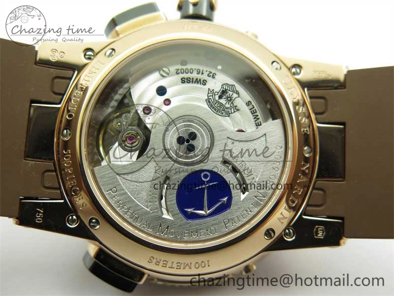 Executive El Toro RG 3EF 1:1 Best Edition Brown Dial on Brown Rubber Strap Asian UN- Upgraded 9805