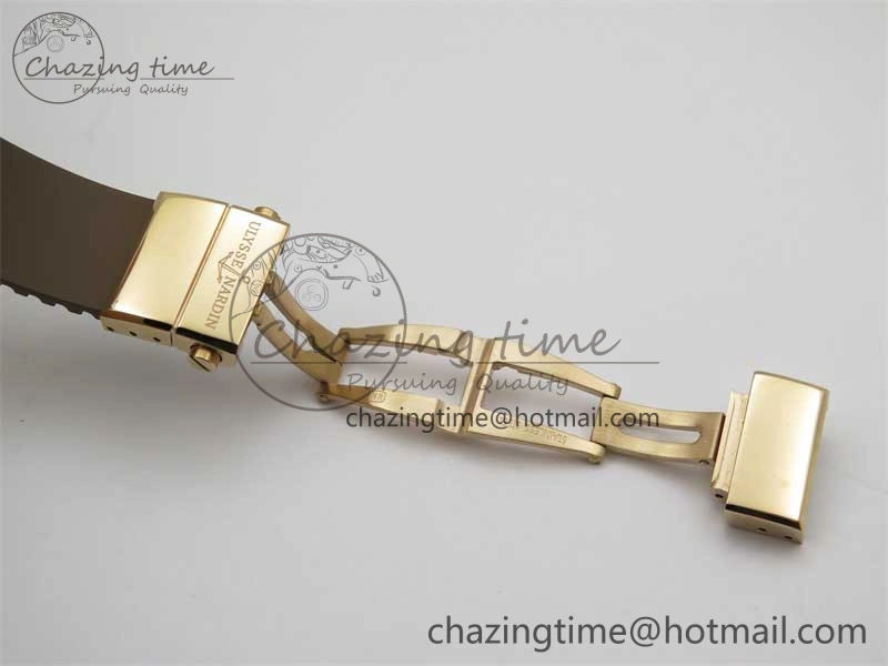 Executive El Toro RG 3EF 1:1 Best Edition Brown Dial on Brown Rubber Strap Asian UN- Upgraded 9805