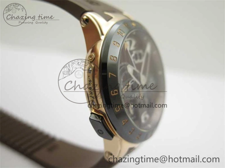 Executive El Toro RG 3EF 1:1 Best Edition Brown Dial on Brown Rubber Strap Asian UN- Upgraded 9805