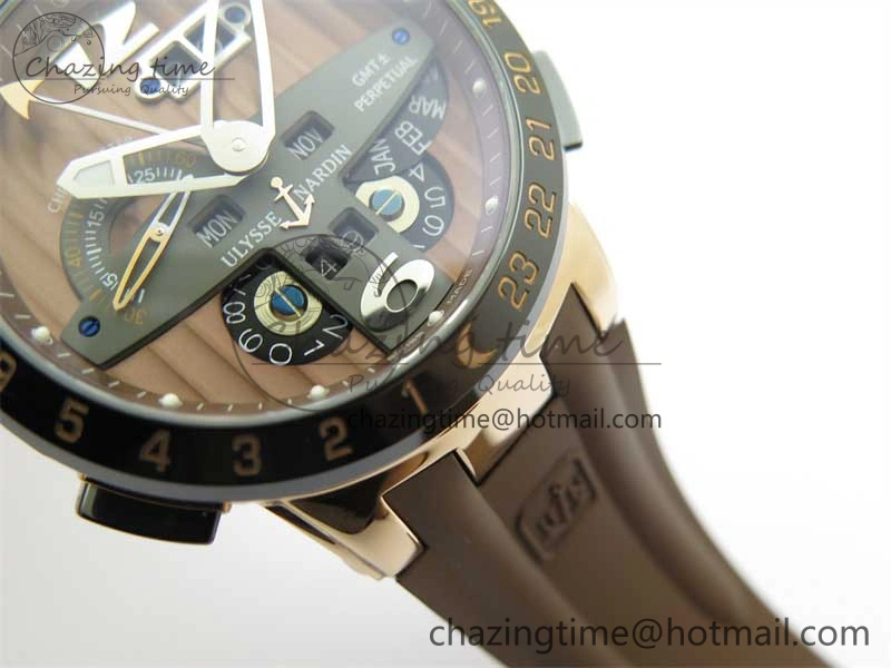 Executive El Toro RG 3EF 1:1 Best Edition Brown Dial on Brown Rubber Strap Asian UN- Upgraded 9805