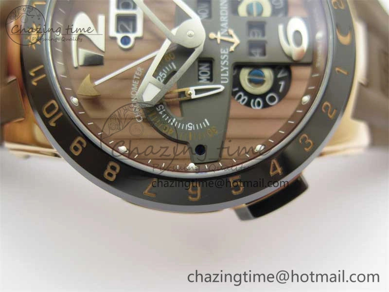 Executive El Toro RG 3EF 1:1 Best Edition Brown Dial on Brown Rubber Strap Asian UN- Upgraded 9805