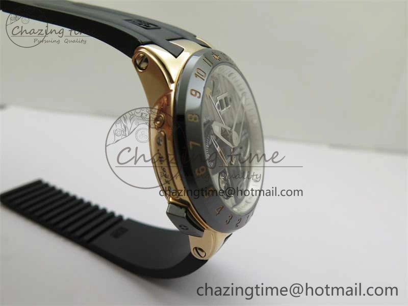 HighPerformance Executive El Toro RG 3EF 1:1 Best Edition Silver Dial on Black Rubber Strap Asian UN- 9806