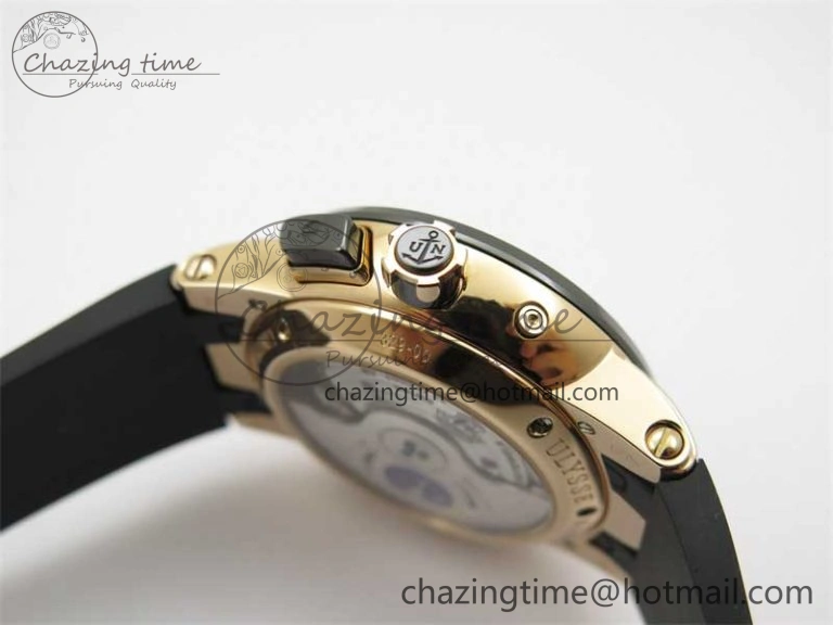 HighPerformance Executive El Toro RG 3EF 1:1 Best Edition Silver Dial on Black Rubber Strap Asian UN- 9806