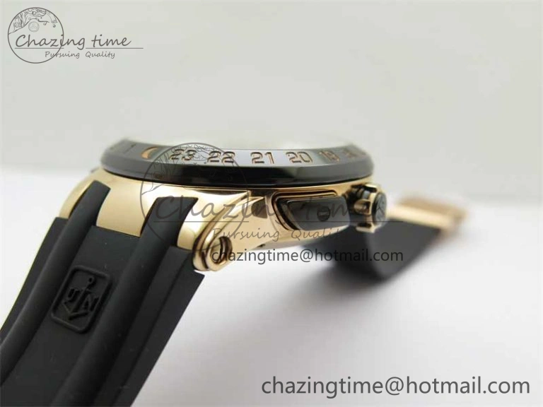 HighPerformance Executive El Toro RG 3EF 1:1 Best Edition Silver Dial on Black Rubber Strap Asian UN- 9806