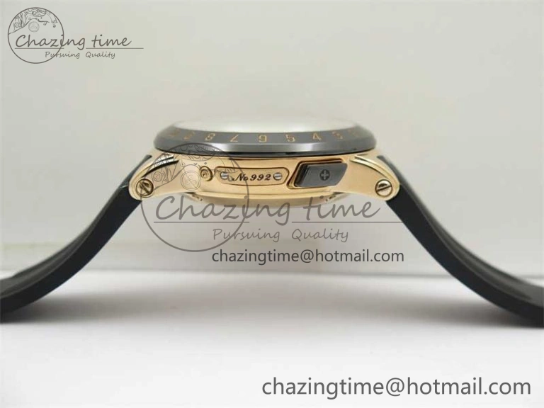 HighPerformance Executive El Toro RG 3EF 1:1 Best Edition Silver Dial on Black Rubber Strap Asian UN- 9806