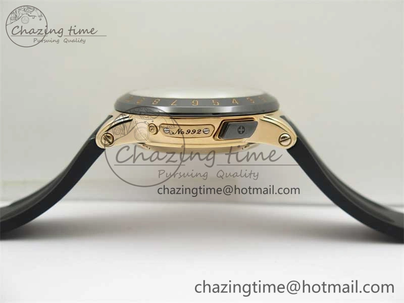 HighPerformance Executive El Toro RG 3EF 1:1 Best Edition Silver Dial on Black Rubber Strap Asian UN- 9806