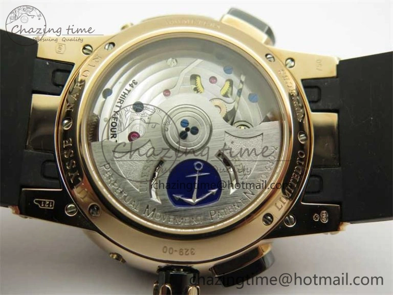 HighPerformance Executive El Toro RG 3EF 1:1 Best Edition Silver Dial on Black Rubber Strap Asian UN- 9806
