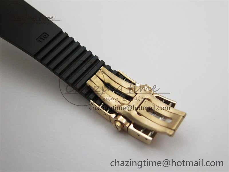 HighPerformance Executive El Toro RG 3EF 1:1 Best Edition Silver Dial on Black Rubber Strap Asian UN- 9806