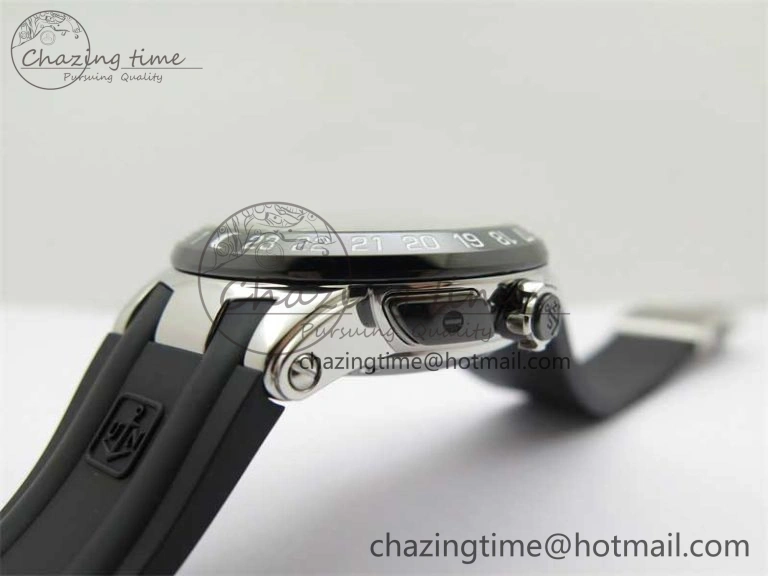 Executive El Toro SS 3EF 1:1 Best Edition Black Dial on Black Rubber Strap Asian UN- EasyMatch 9808