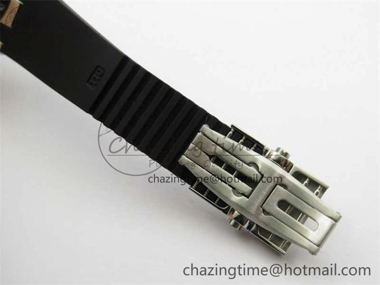 Executive El Toro SS 3EF 1:1 Best Edition Black Dial on Black Rubber Strap Asian UN- EasyMatch 9808