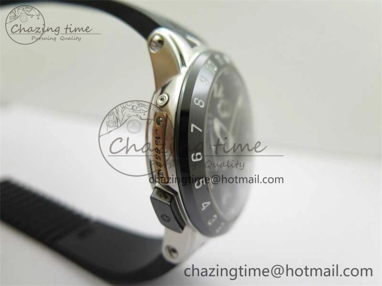 Executive El Toro SS 3EF 1:1 Best Edition Black Dial on Black Rubber Strap Asian UN- EasyMatch 9808