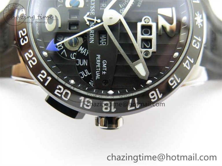 Executive El Toro SS 3EF 1:1 Best Edition Black Dial on Black Rubber Strap Asian UN- EasyMatch 9808