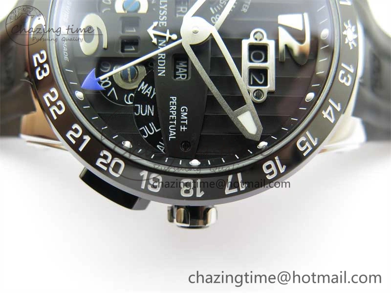 Executive El Toro SS 3EF 1:1 Best Edition Black Dial on Black Rubber Strap Asian UN- EasyMatch 9808