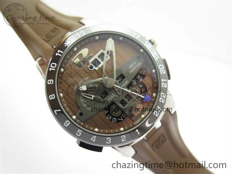DailyWear Executive El Toro SS 3EF 1:1 Best Edition Brown Dial on Brown Rubber Strap Asian UN- 9811
