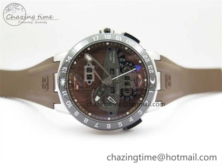 DailyWear Executive El Toro SS 3EF 1:1 Best Edition Brown Dial on Brown Rubber Strap Asian UN- 9811