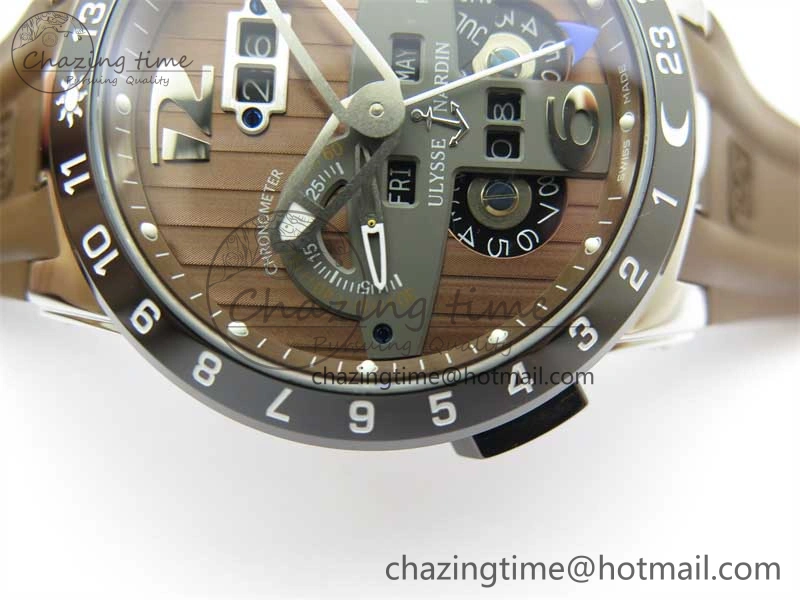 DailyWear Executive El Toro SS 3EF 1:1 Best Edition Brown Dial on Brown Rubber Strap Asian UN- 9811