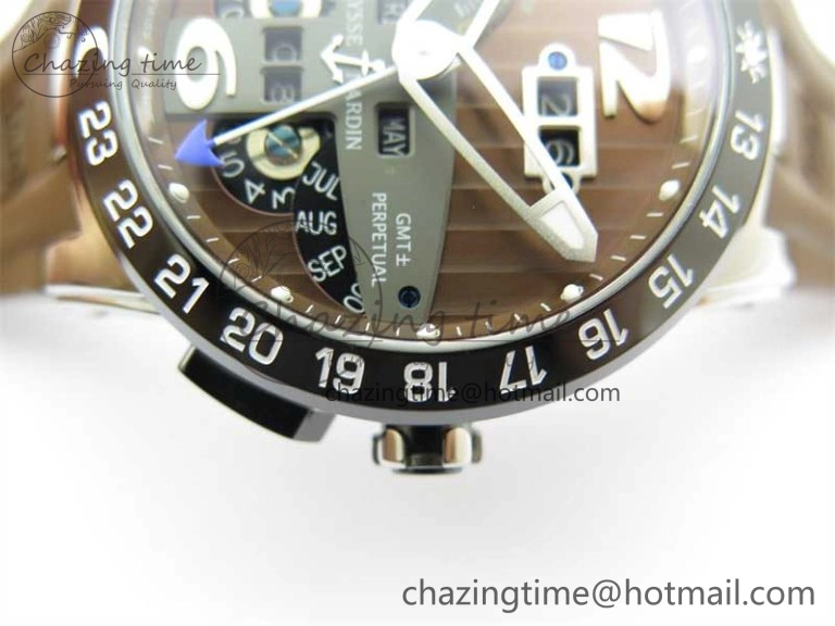 DailyWear Executive El Toro SS 3EF 1:1 Best Edition Brown Dial on Brown Rubber Strap Asian UN- 9811