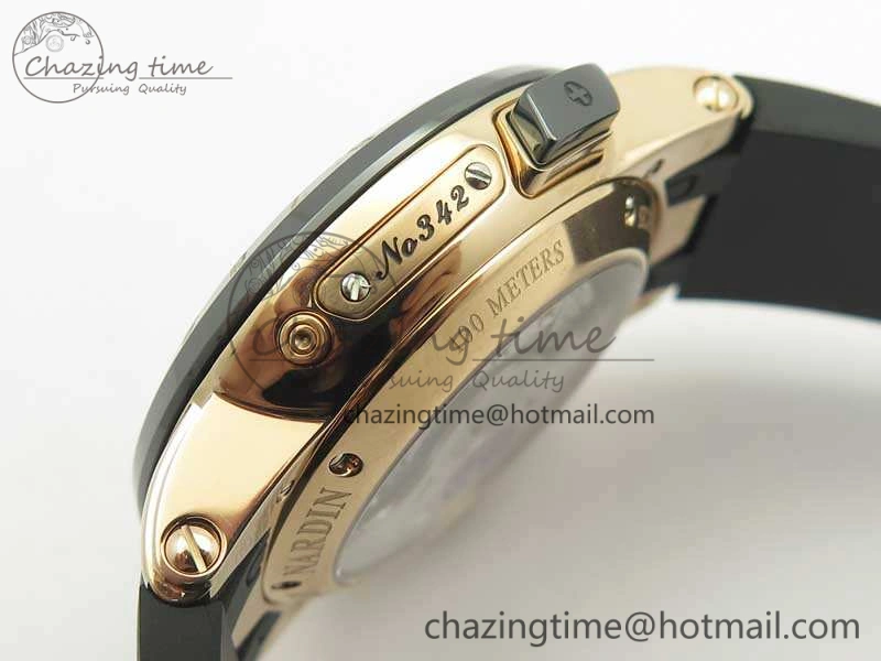 Executive Toro RG TWA 1:1 Best Edition Black Dial On Rubber Strap Asian UN- EasyCare 9812