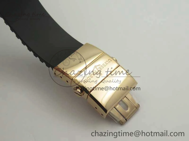 Executive Toro RG TWA 1:1 Best Edition Black Dial On Rubber Strap Asian UN- EasyCare 9812