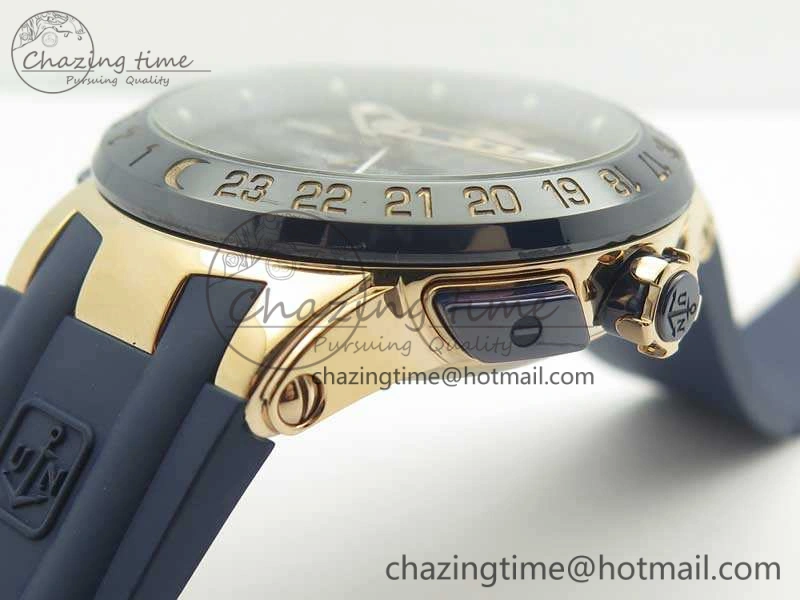 Cozy Executive Toro RG TWA 1:1 Best Edition Blue Dial On Rubber Strap Asian UN- 9809