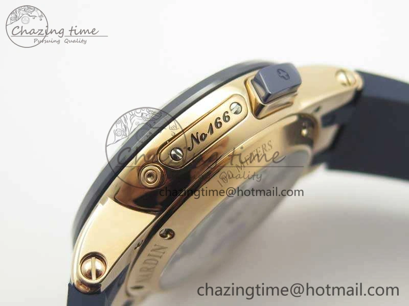 Cozy Executive Toro RG TWA 1:1 Best Edition Blue Dial On Rubber Strap Asian UN- 9809