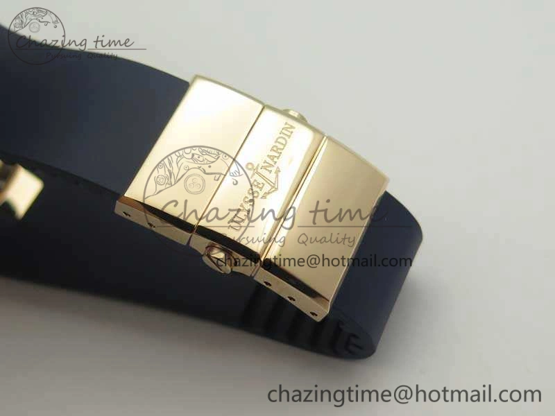 Cozy Executive Toro RG TWA 1:1 Best Edition Blue Dial On Rubber Strap Asian UN- 9809