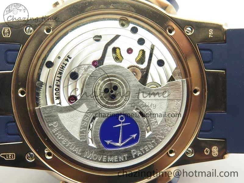 Cozy Executive Toro RG TWA 1:1 Best Edition Blue Dial On Rubber Strap Asian UN- 9809