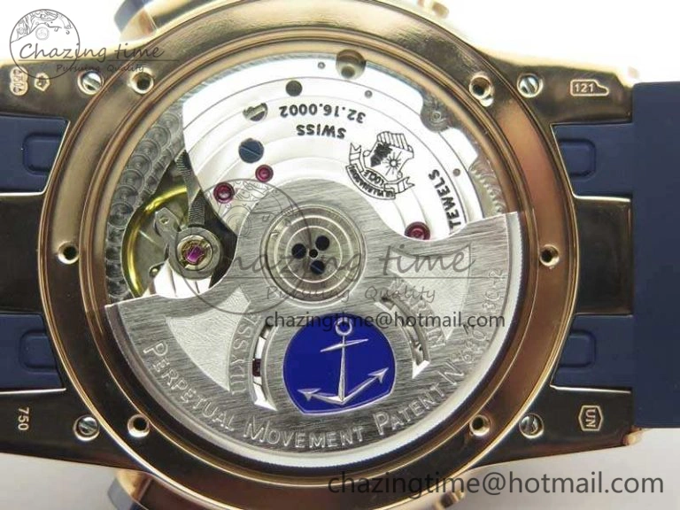 Cozy Executive Toro RG TWA 1:1 Best Edition Blue Dial On Rubber Strap Asian UN- 9809