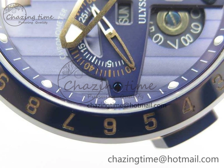 Cozy Executive Toro RG TWA 1:1 Best Edition Blue Dial On Rubber Strap Asian UN- 9809