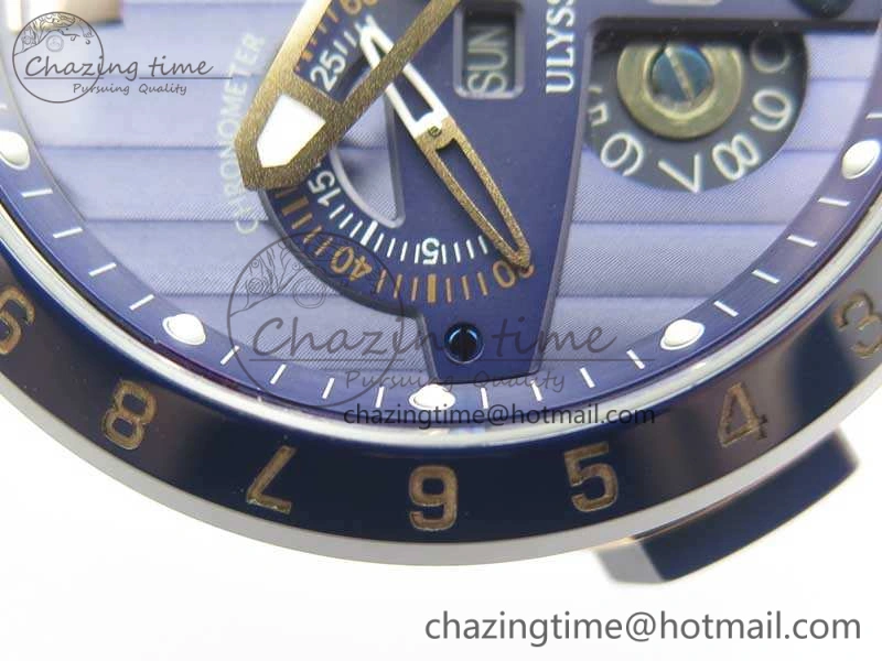 Cozy Executive Toro RG TWA 1:1 Best Edition Blue Dial On Rubber Strap Asian UN- 9809