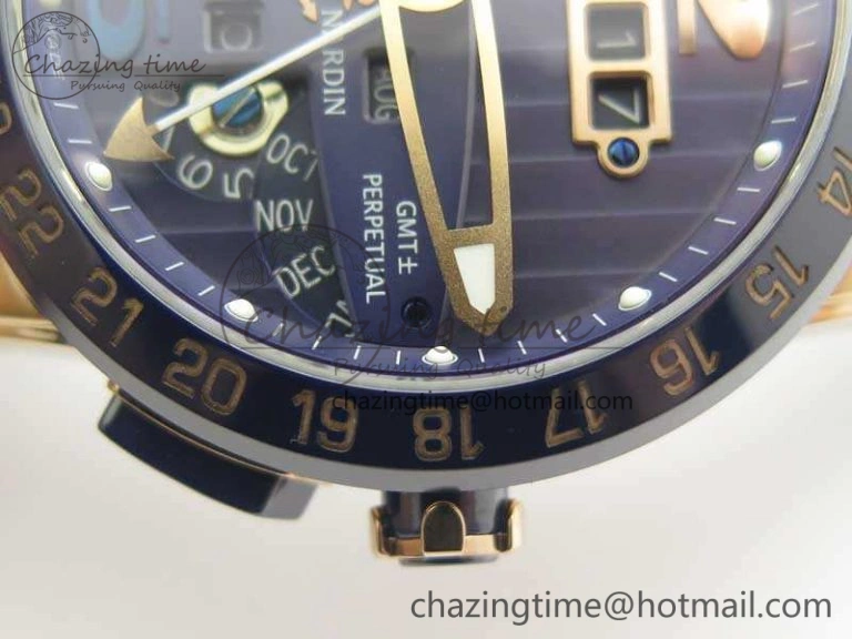 Cozy Executive Toro RG TWA 1:1 Best Edition Blue Dial On Rubber Strap Asian UN- 9809