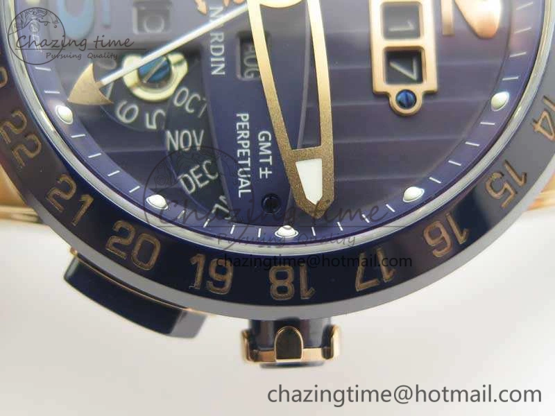 Cozy Executive Toro RG TWA 1:1 Best Edition Blue Dial On Rubber Strap Asian UN- 9809