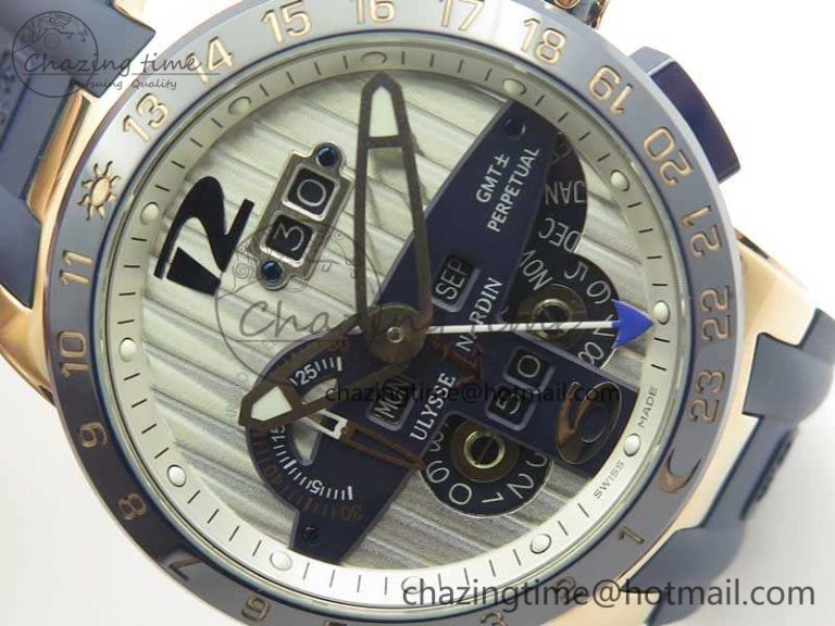 Executive Toro RG TWA 1:1 Best Edition White Dial On Rubber Strap Asian UN- Chic 9813