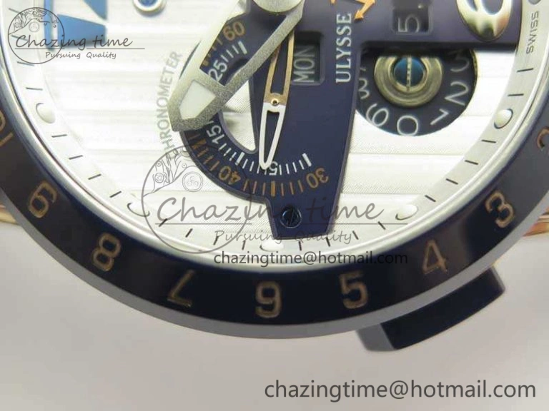 Executive Toro RG TWA 1:1 Best Edition White Dial On Rubber Strap Asian UN- Chic 9813