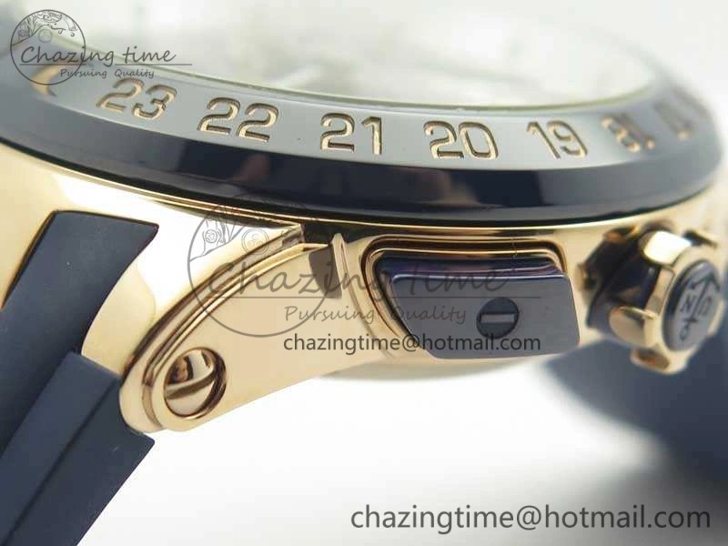 Executive Toro RG TWA 1:1 Best Edition White Dial On Rubber Strap Asian UN- Chic 9813