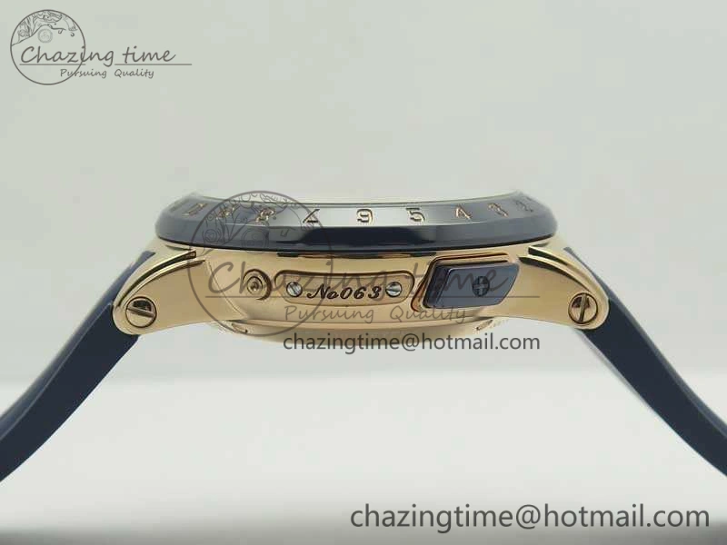 Executive Toro RG TWA 1:1 Best Edition White Dial On Rubber Strap Asian UN- Chic 9813
