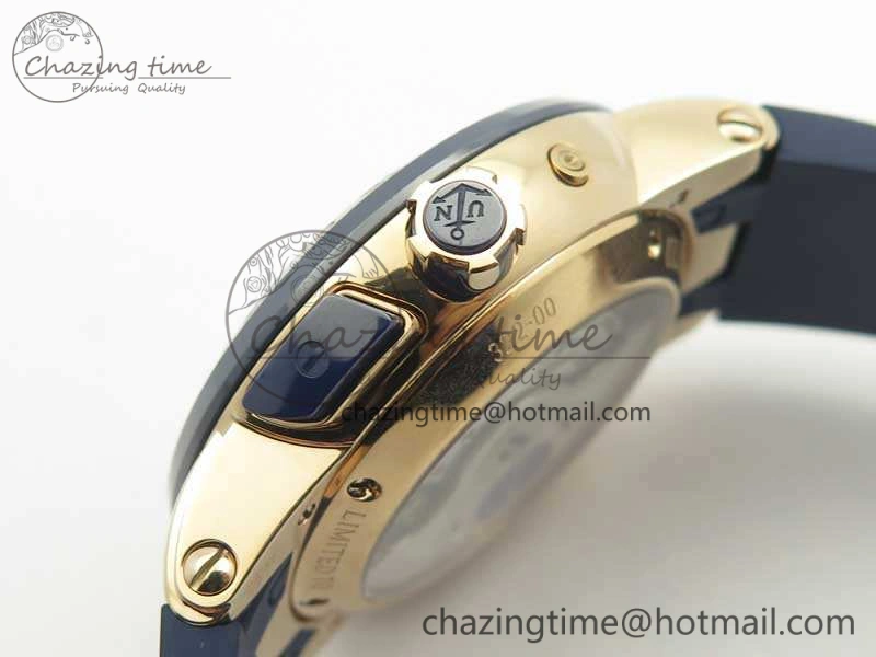 Executive Toro RG TWA 1:1 Best Edition White Dial On Rubber Strap Asian UN- Chic 9813
